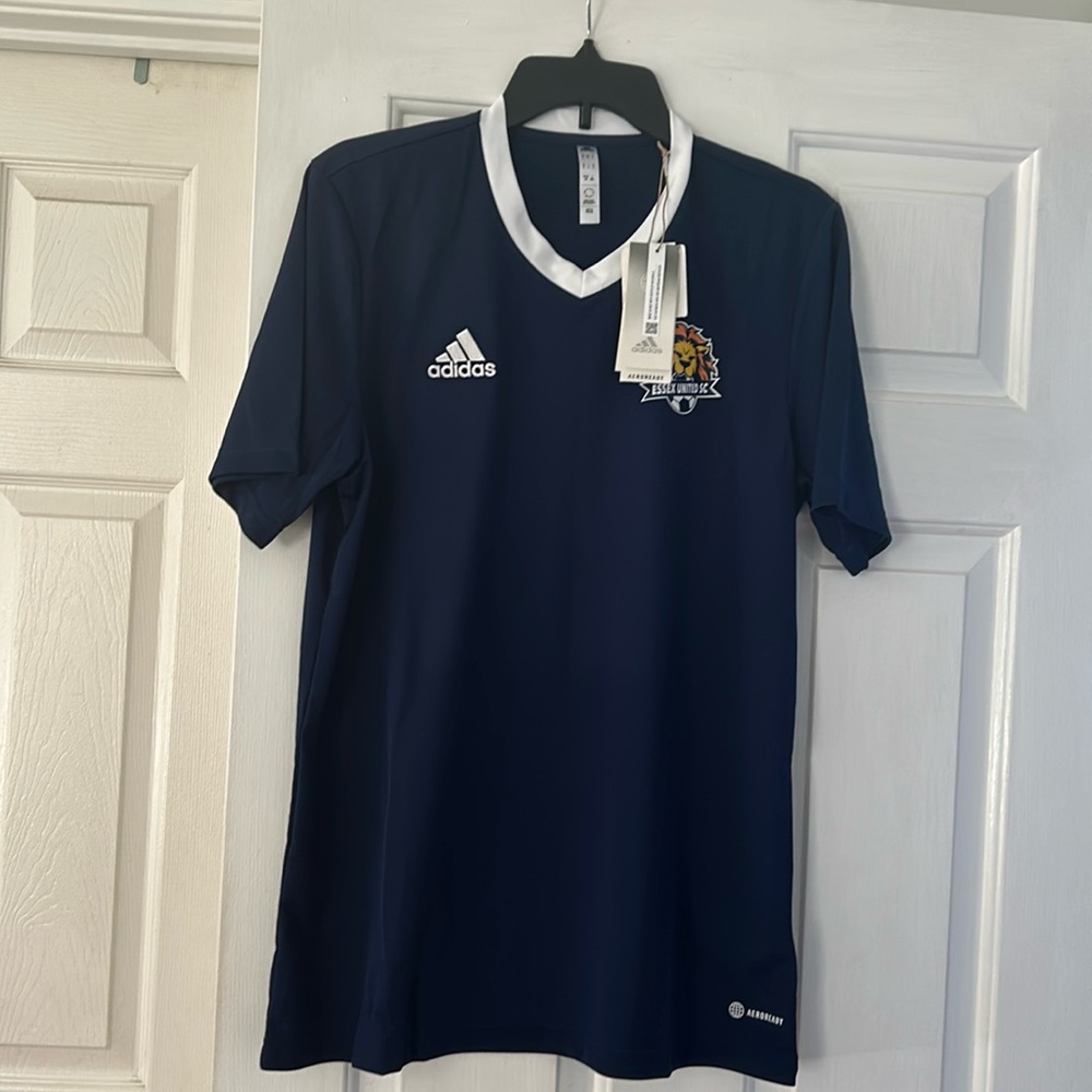 Adidas soccer shirt.